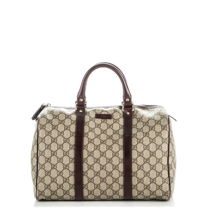 Gucci GG Plus Monogram Medium Joy Boston Dark Brown 1 of 8
