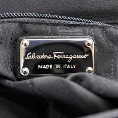 FASHIONPHILE SALVATOREFERRAGAMOLeatherSofiaBlack 9 of 10