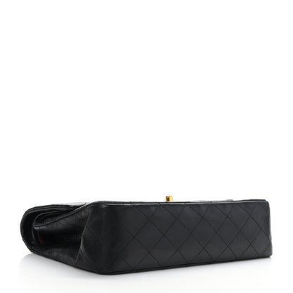Chanel Lambskin Quilted Medium Double Flap Black 4 of 9