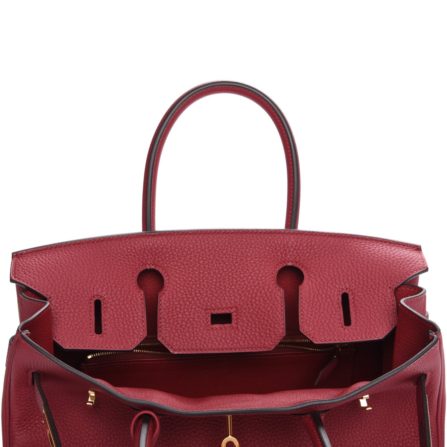 Hermes Togo Birkin 30 Rouge Grenat 13 of 26