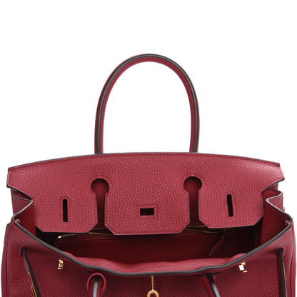 Hermes Togo Birkin 30 Rouge Grenat 13 of 26