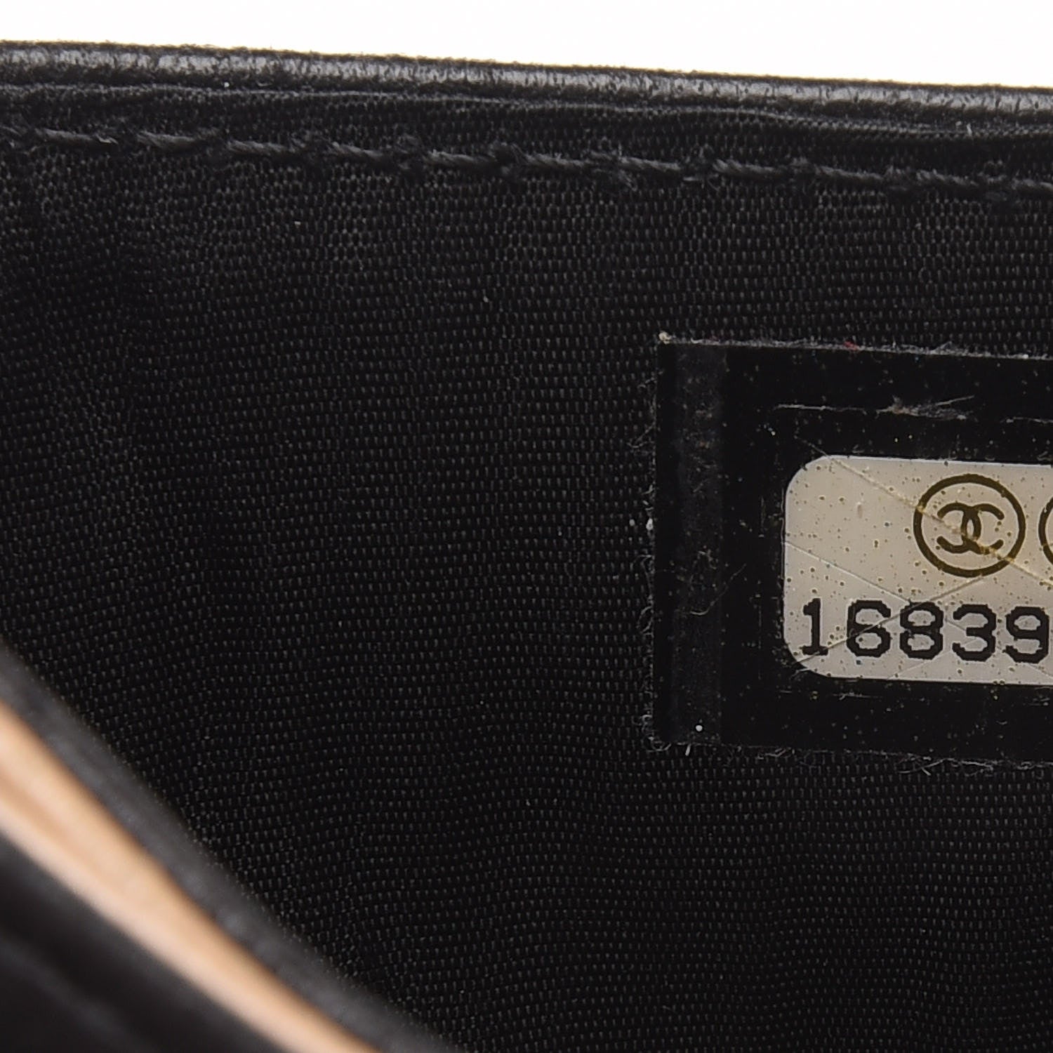 Chanel Lambskin Camellia Embossed Card Holder Black 8 of 12
