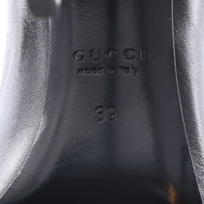 Gucci Smooth Nappa Horsebit Donna Pumps 39 Black 8 of 10