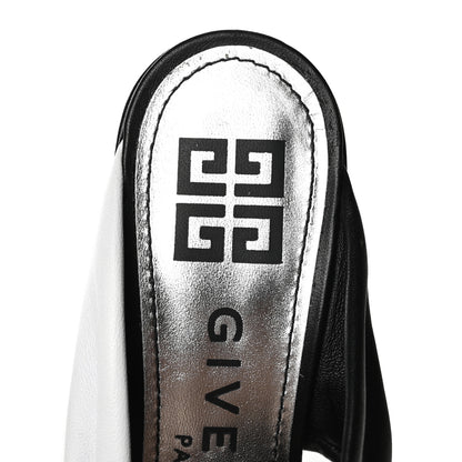 Givenchy Nappa Mule Tie Sandals 36 Black White 7 of 7