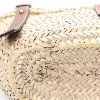 Loewe Raffia Small Basket Tote Bag Natural Tan 8 of 8