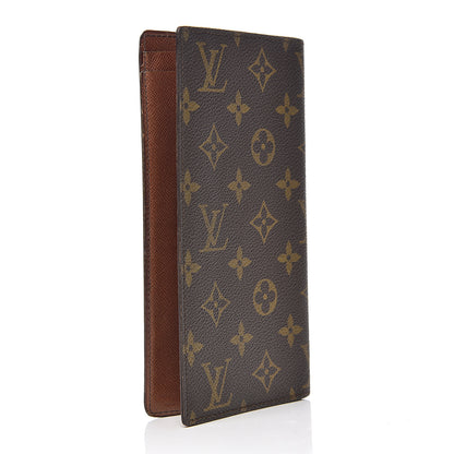 Louis Vuitton Monogram Porte Valeurs Checkbook Wallet 2 of 11