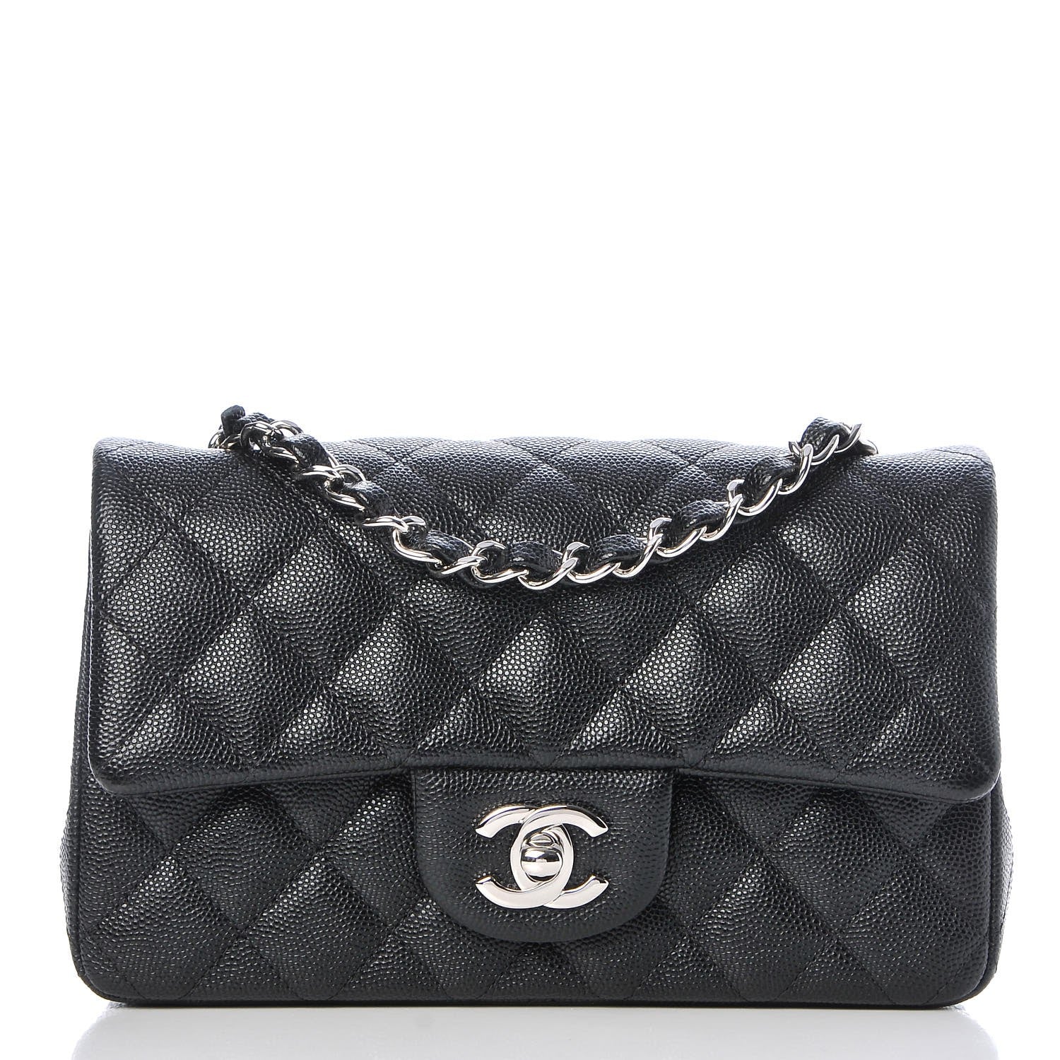 Chanel Caviar Quilted Mini Rectangular Flap Black 1 of 8