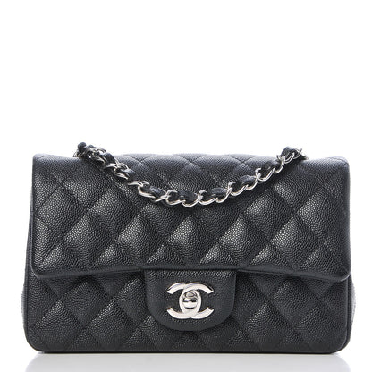 Chanel Caviar Quilted Mini Rectangular Flap Black 1 of 8
