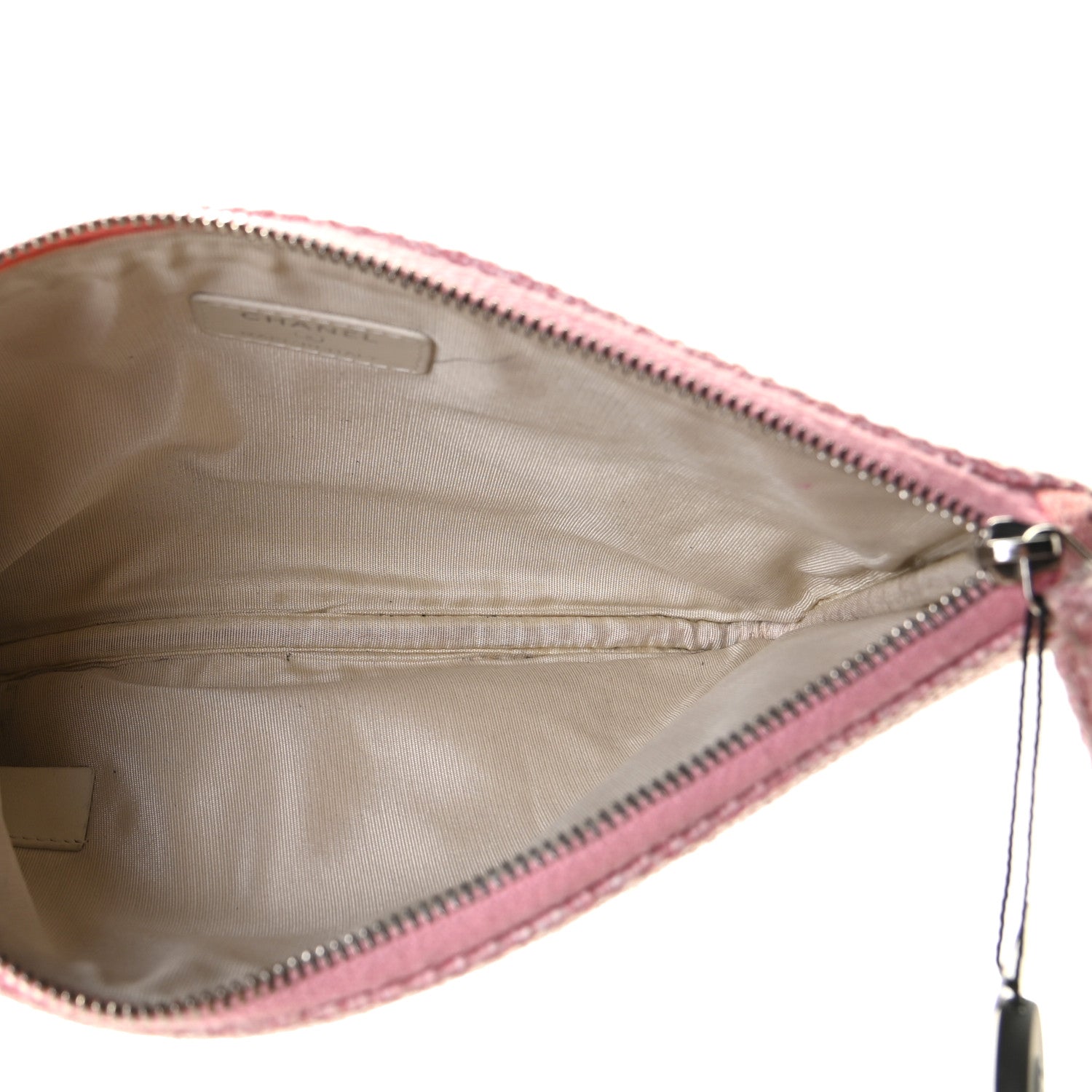 Chanel Canvas Small Deauville Pouch Pink 5 of 9