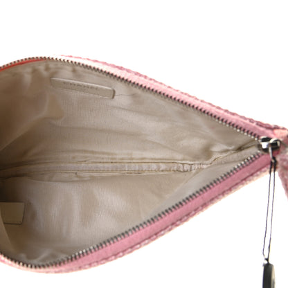 Chanel Canvas Small Deauville Pouch Pink 5 of 9