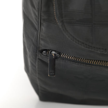 Chanel Nylon Travel Backpack Black 12 of 15