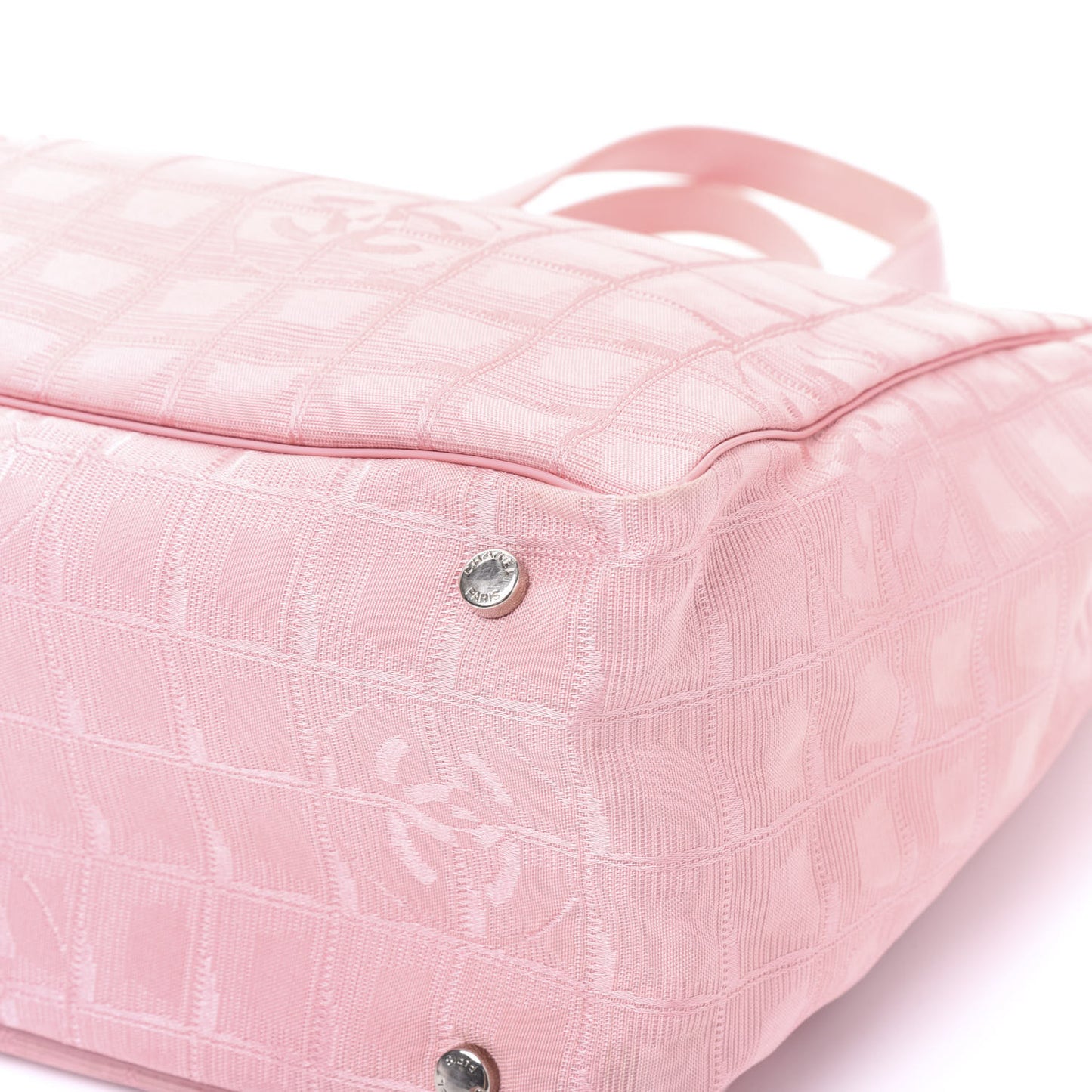 Nylon Medium Travel Tote Pink