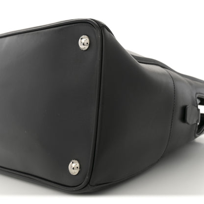 Prada Vitello Bowler Black 10 of 12