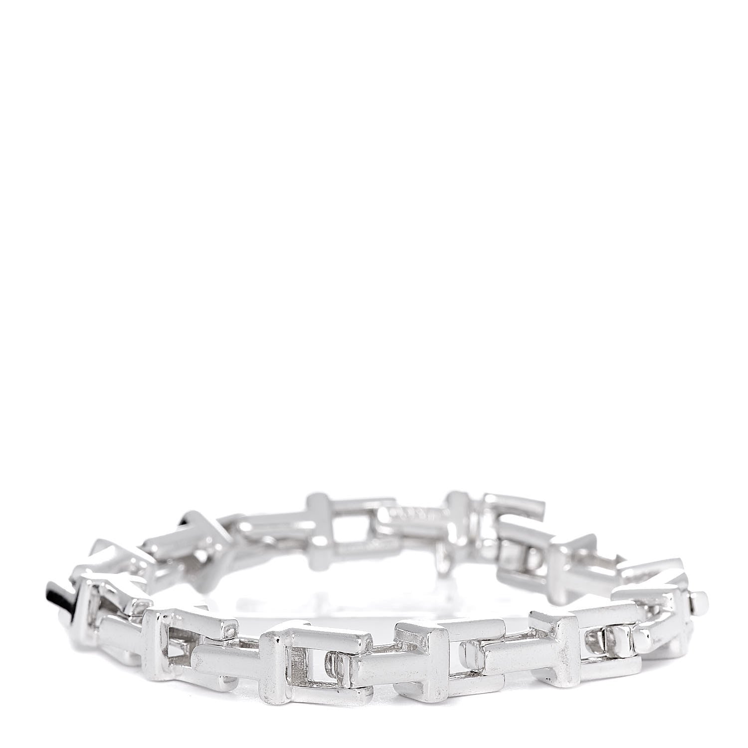 Tiffany Sterling Silver T Chain Bracelet 1 of 4