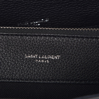Saint Laurent Grained Calfskin Baby Sac De Jour Souple Black 8 of 11
