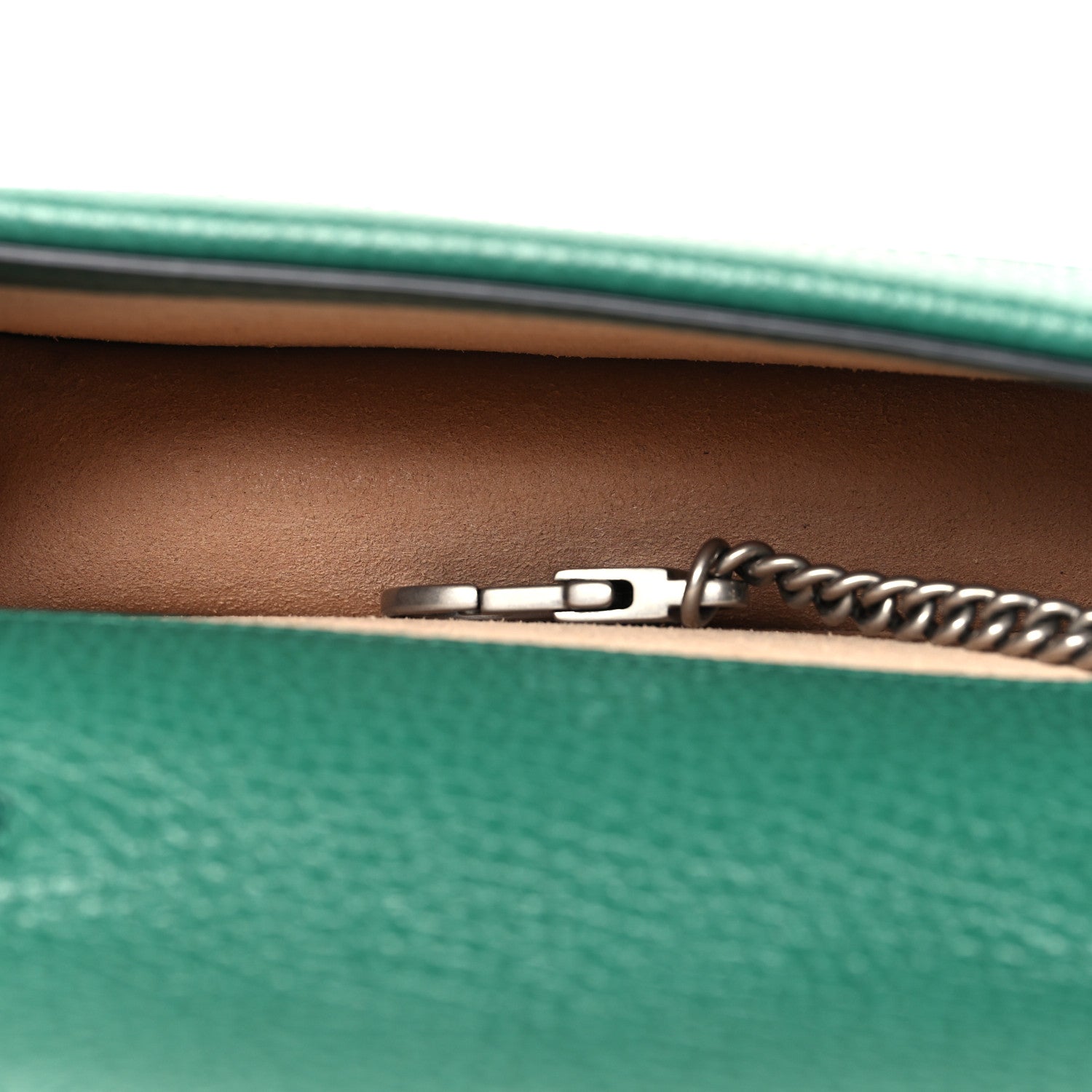 Gucci Calfskin Super Mini Dionysus Shoulder Bag Emerald 5 of 9