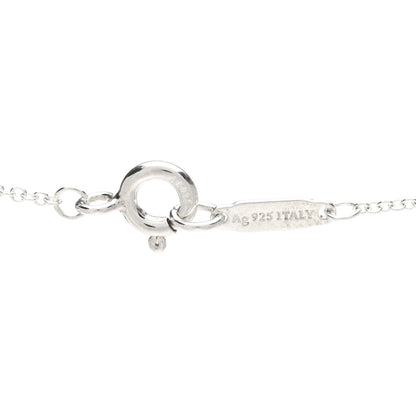 Tiffany Sterling Silver Atlas Open Pendant Necklace 4 of 4