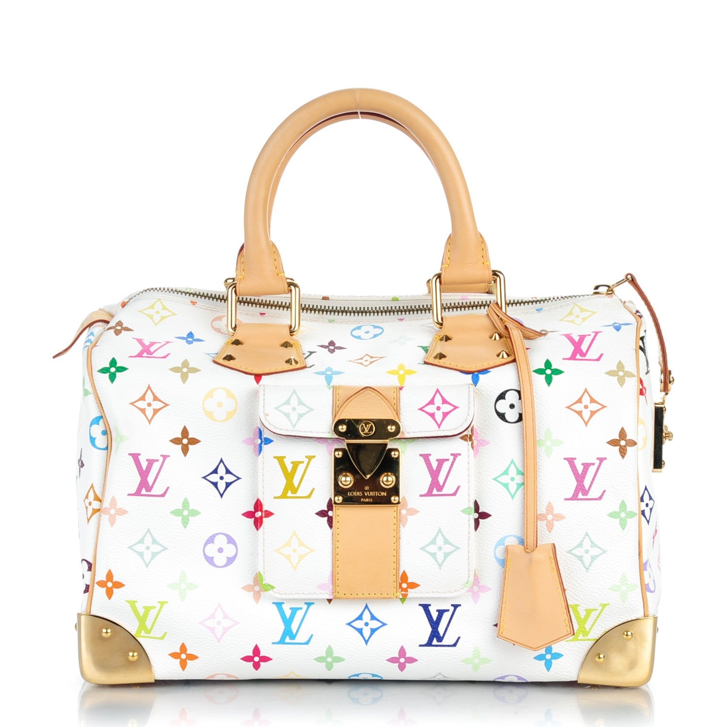 Louis Vuitton Monogram Multicolor Speedy 30 White 1 of 7