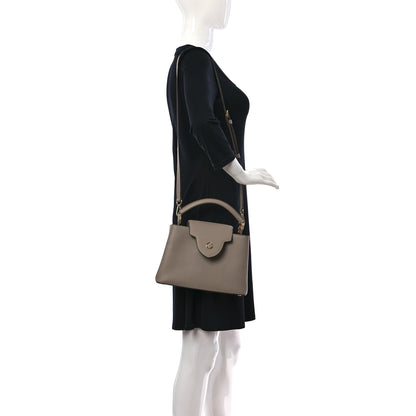 Louis Vuitton Taurillon Capucines BB Galet 2 of 10