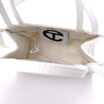 Telfar Vegan Leather Small Shopping Bag White 5 of 10