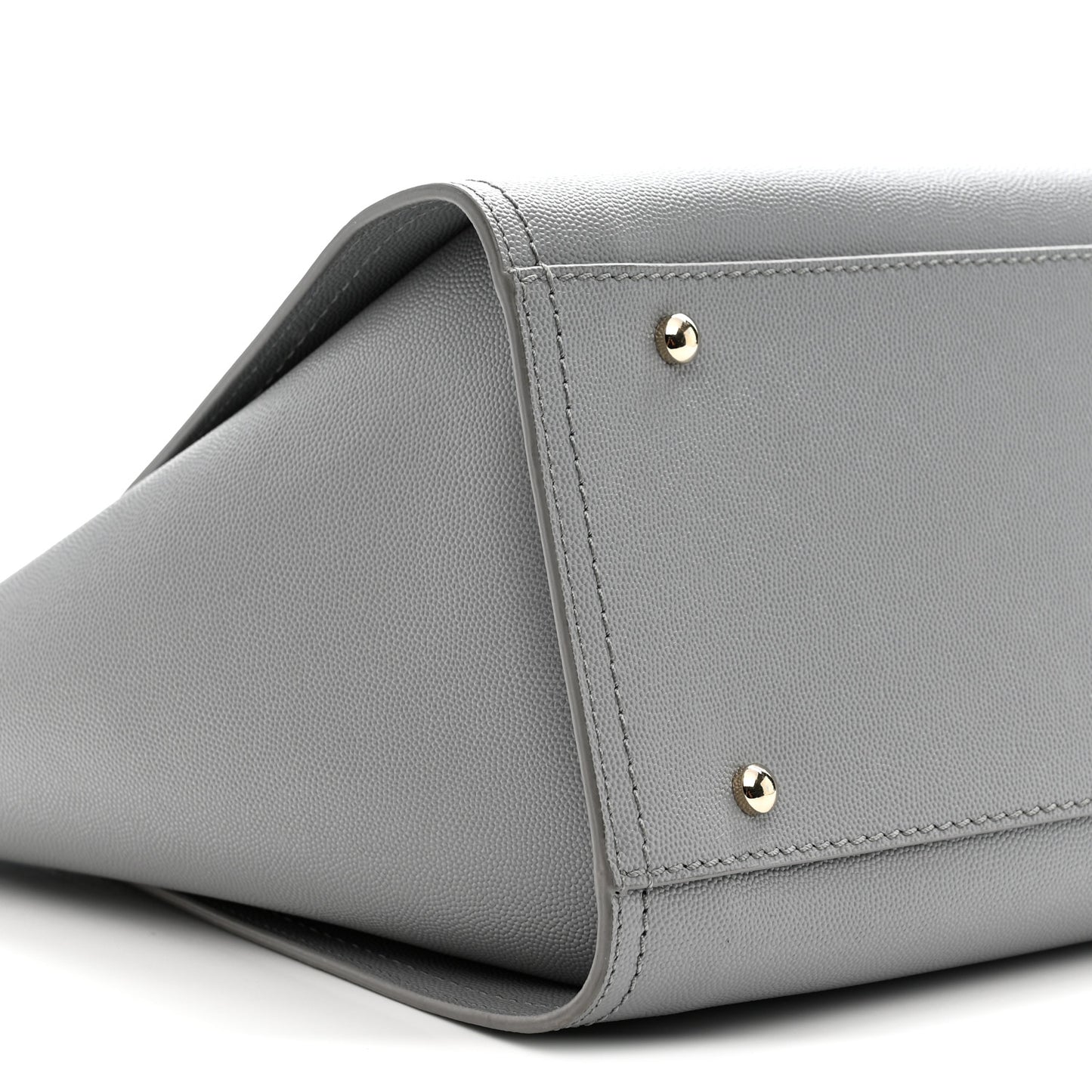 Caviar Studded Medium Deauville Tote Grey