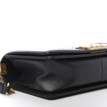 Chanel Caviar Quilted Medium Boy Flap Black 6 of 10