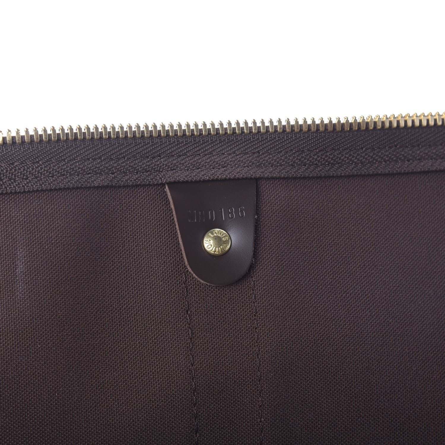 Louis Vuitton Damier Ebene Keepall 50 7 of 9