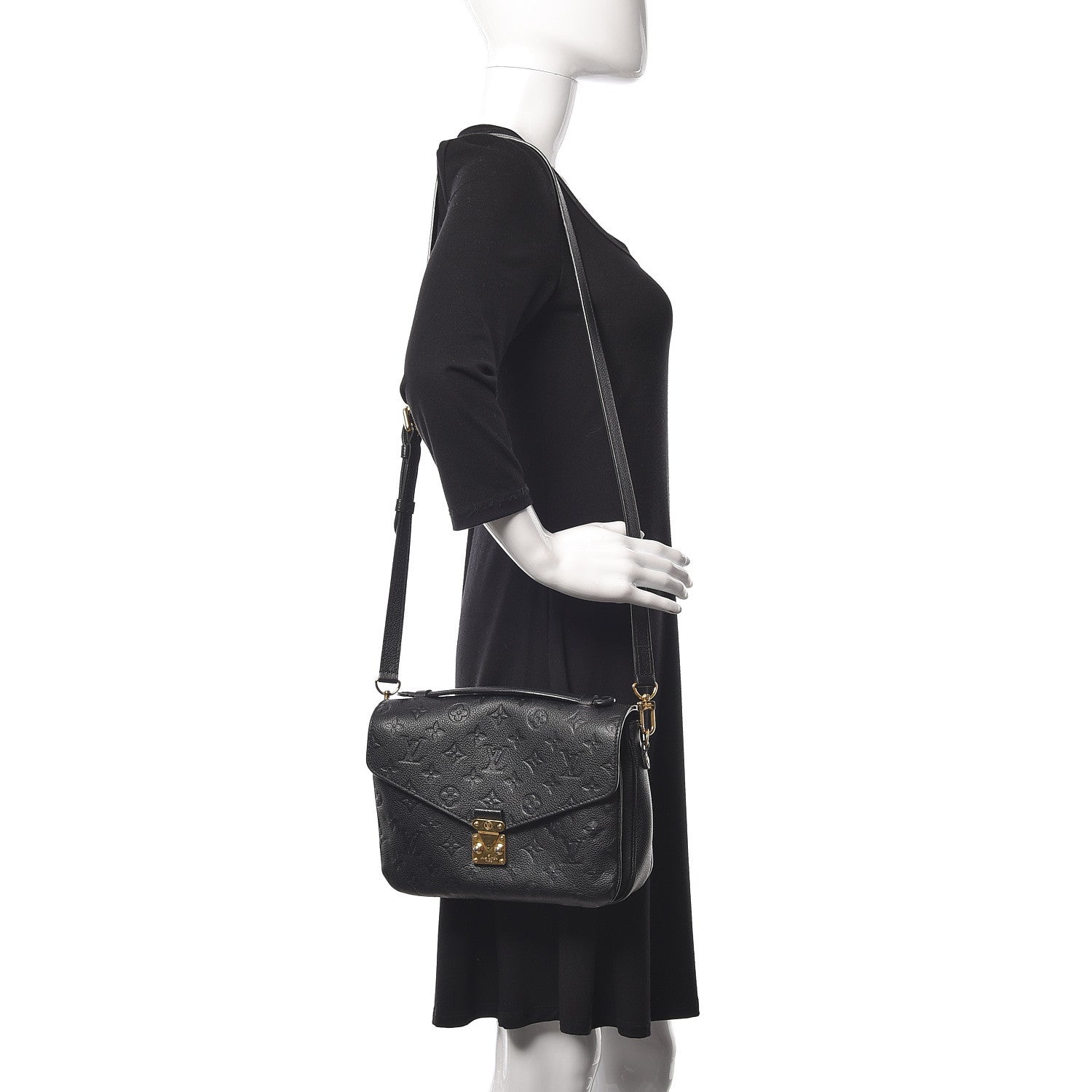 Louis Vuitton Empreinte Pochette Metis Black 2 of 11