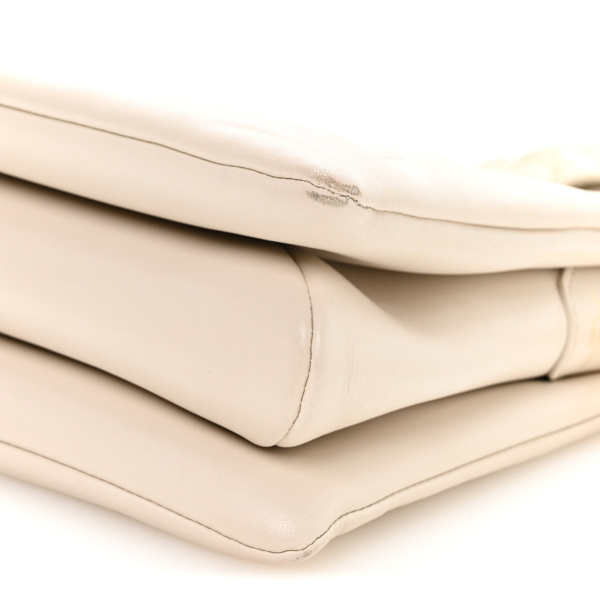 Louis Vuitton Lambskin Embossed Monogram Coussin PM Beige Cream 9 of 9