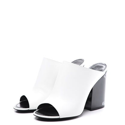 Louis Vuitton Calfskin Patent Topmost Mule 39.5 White 2 of 11