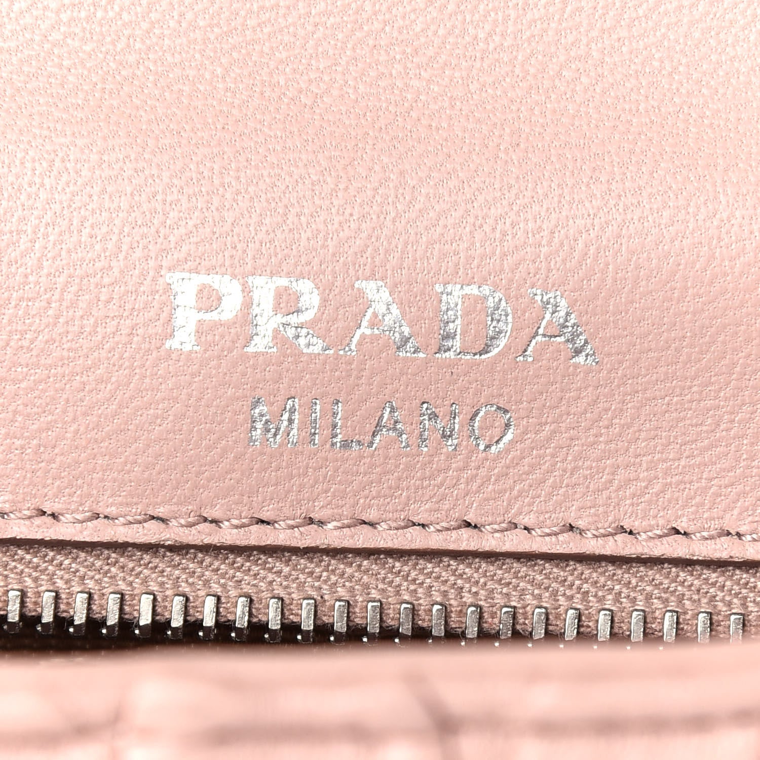 Prada Nappa Gaufre Small Chain Flap Shoulder Bag Cipria 6 of 9