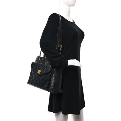 Chanel Caviar Quilted Flap Shoulder Bag Black 3 of 10
