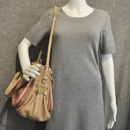 Chloe Python Medium Paraty Pink 3 of 9