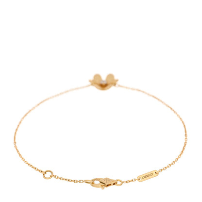 Van Cleef & Arpels 18K Yellow Gold Diamond Mini Frivole Bracelet 2 of 4