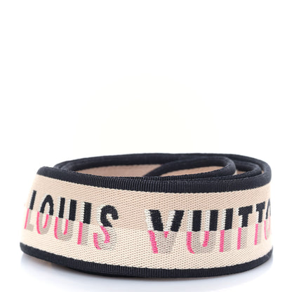 Louis Vuitton Jacquard Speedy Bandouliere 20 Shoulder Strap Black 2 of 3