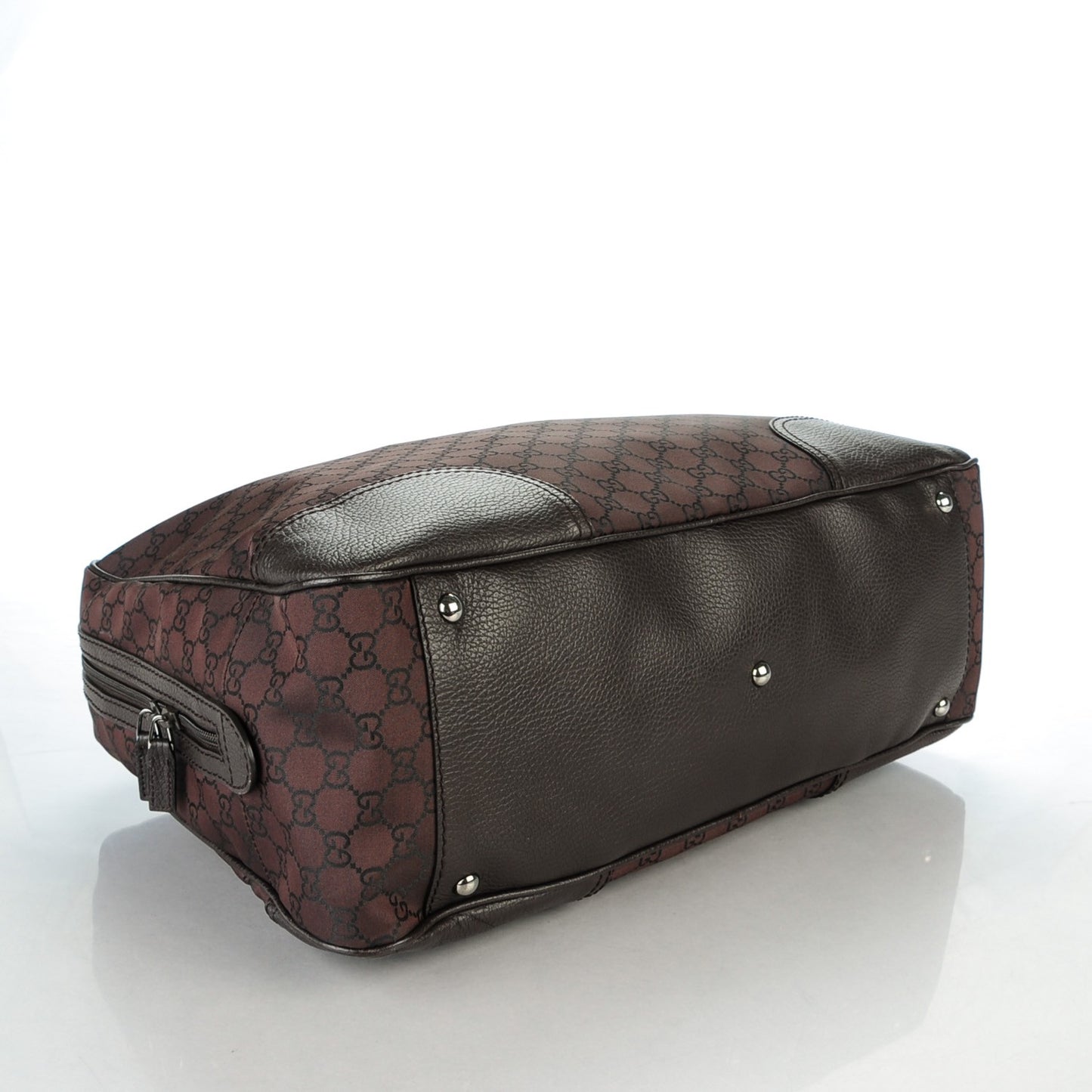 Nylon Monogram Large Princy Duffle Bag Dark Brown