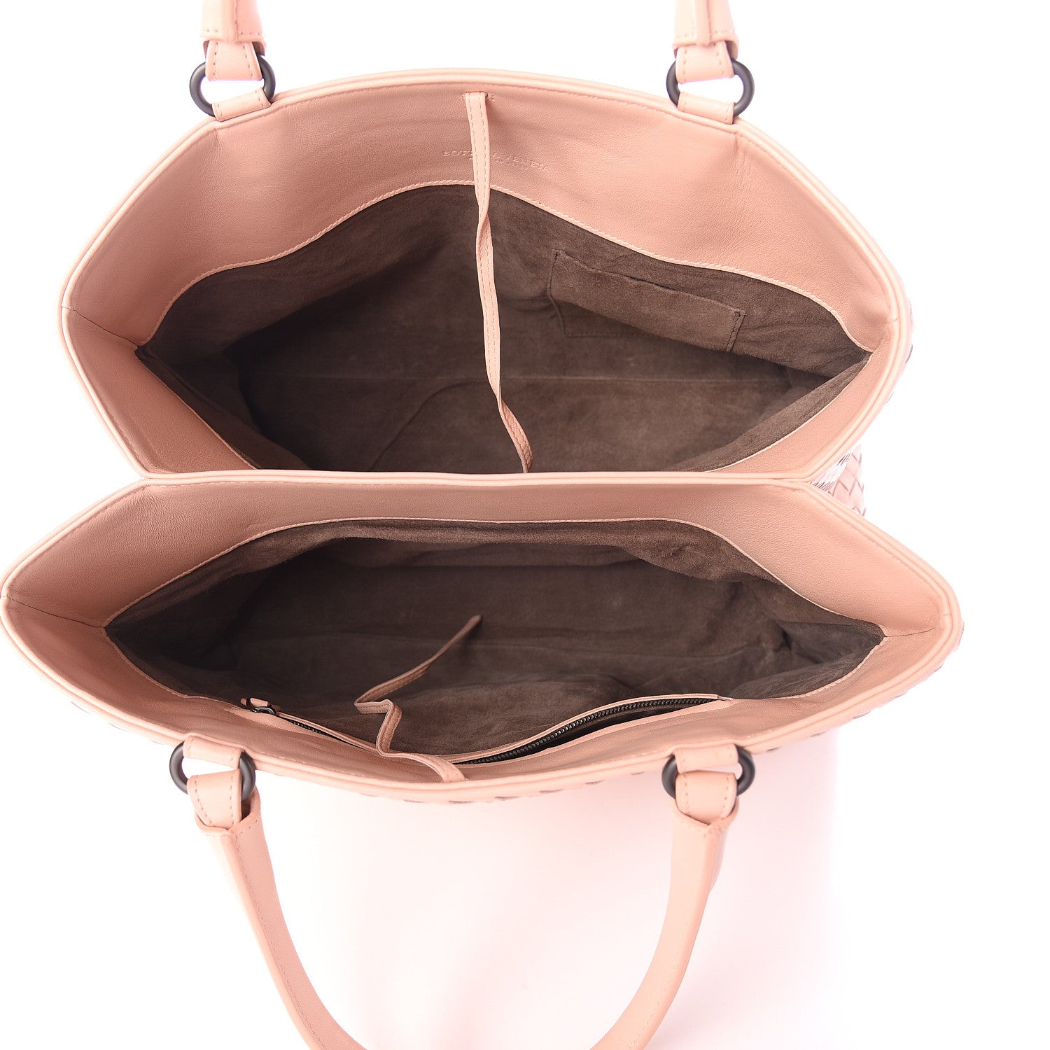Bottega Veneta Nappa Intrecciato Medium Top Handle Tote Flamingo 4 of 8