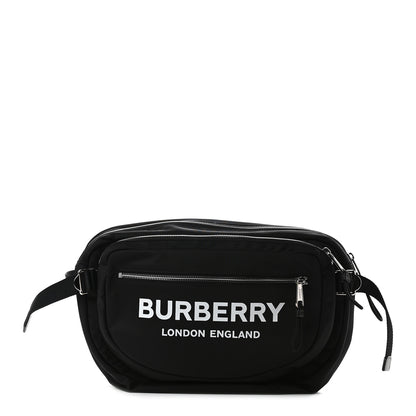 Burberry Econyl Logo Print Large Cannon Bum Bag Black 1 of 7