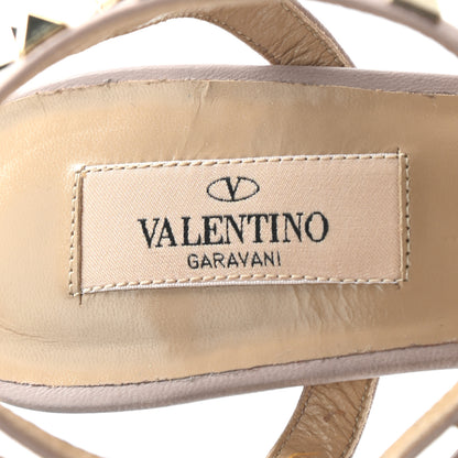 Valentino Garavani Patent Rockstud Ankle Strap 65mm Pumps 37.5 Skin Sorbet Poudre 7 of 9