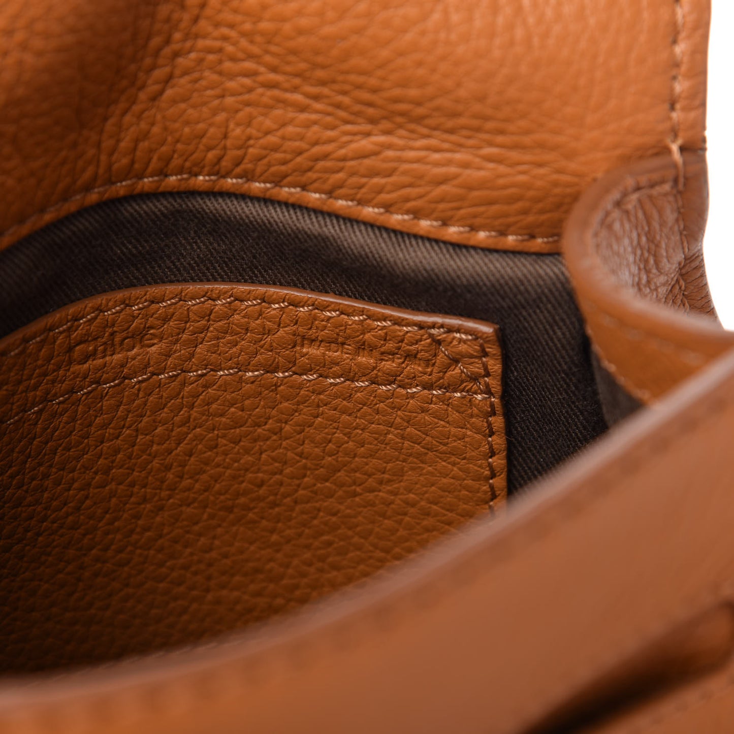 Calfskin Mini Marcie Round Crossbody Bag Light Tan