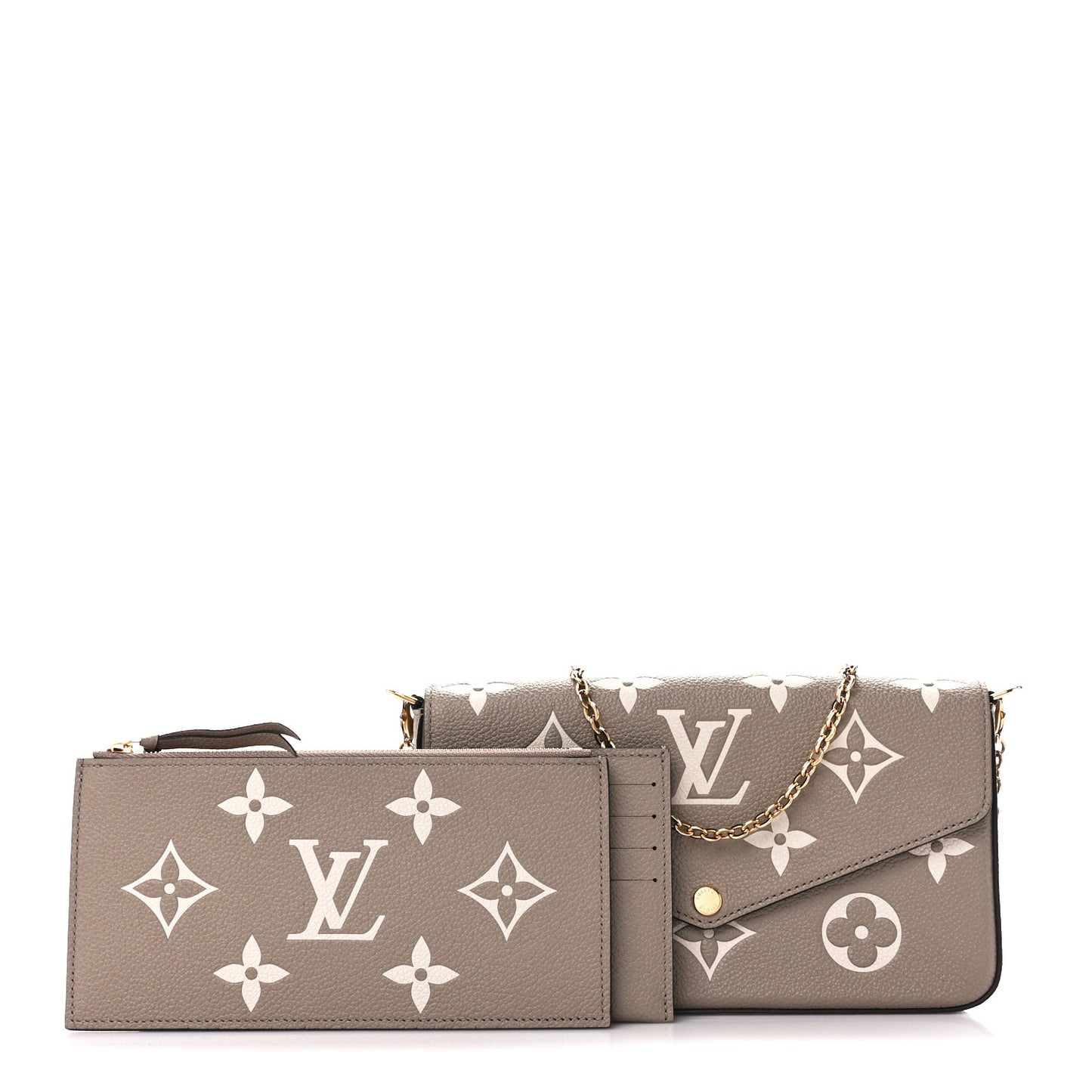 Empreinte Monogram Giant Felicie Pochette Tourterelle Creme