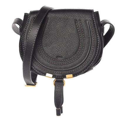 Chloe Calfskin Mini Marcie Round Crossbody Bag Black 1 of 6