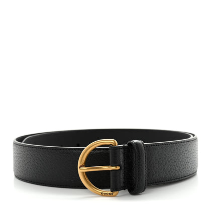 Gucci Textured Dollar Calfskin 40mm Belt 95 38 Black 1 of 6