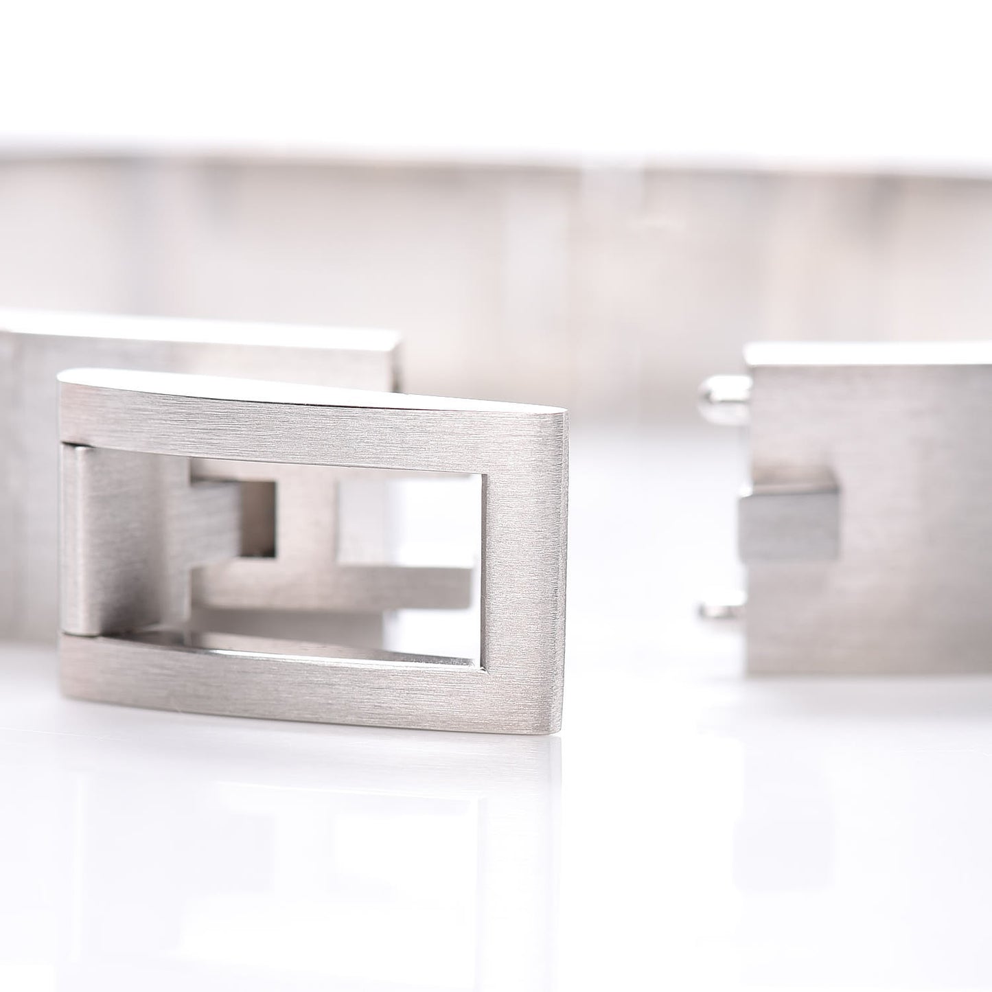 Brushed Paladium Jet Bracelet T5