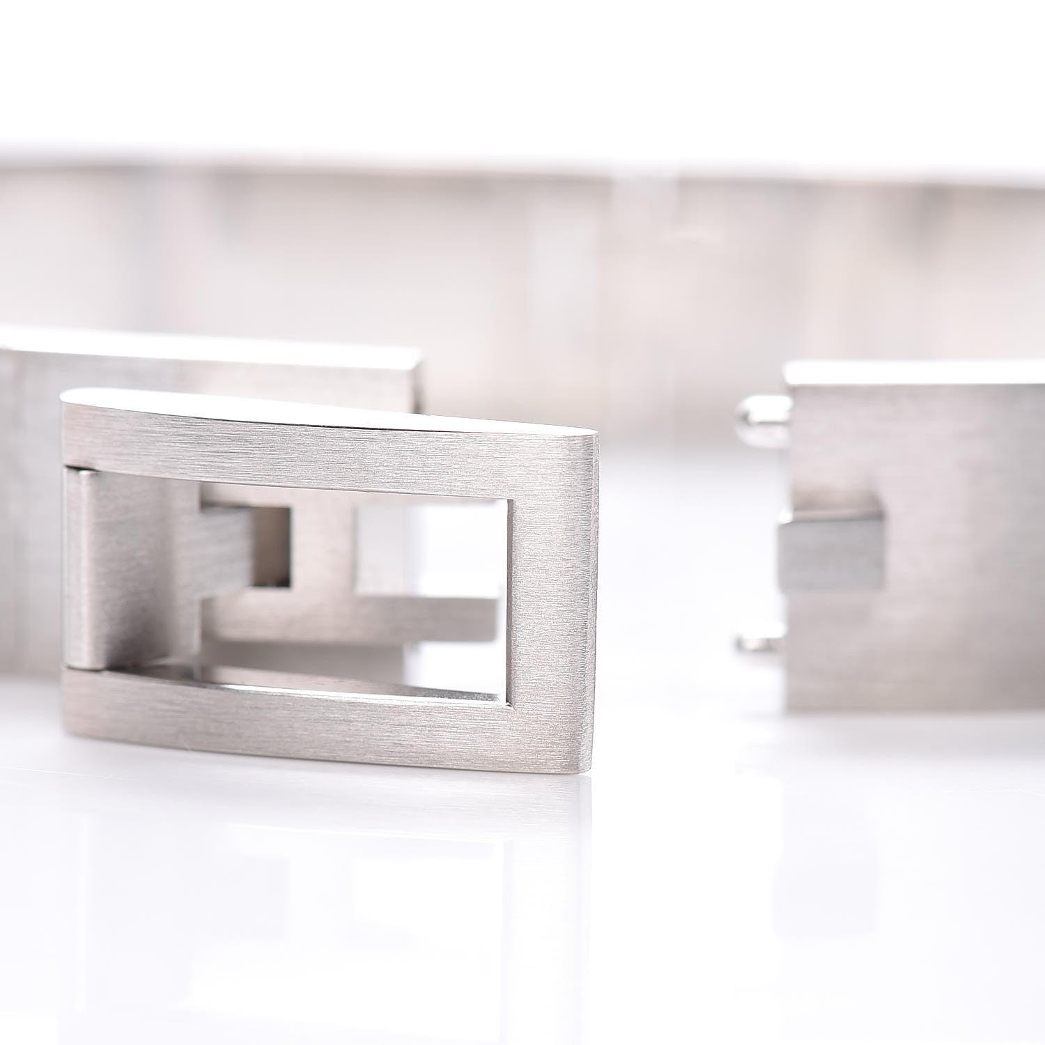 Hermes Brushed Paladium Jet Bracelet T5 5 of 6