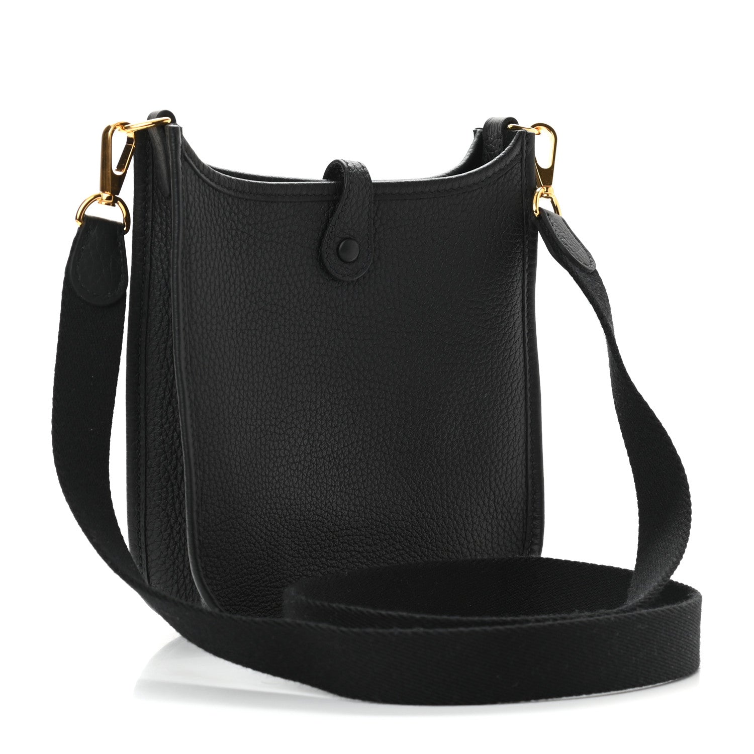 Hermes Taurillon Clemence Evelyne TPM Black 3 of 10