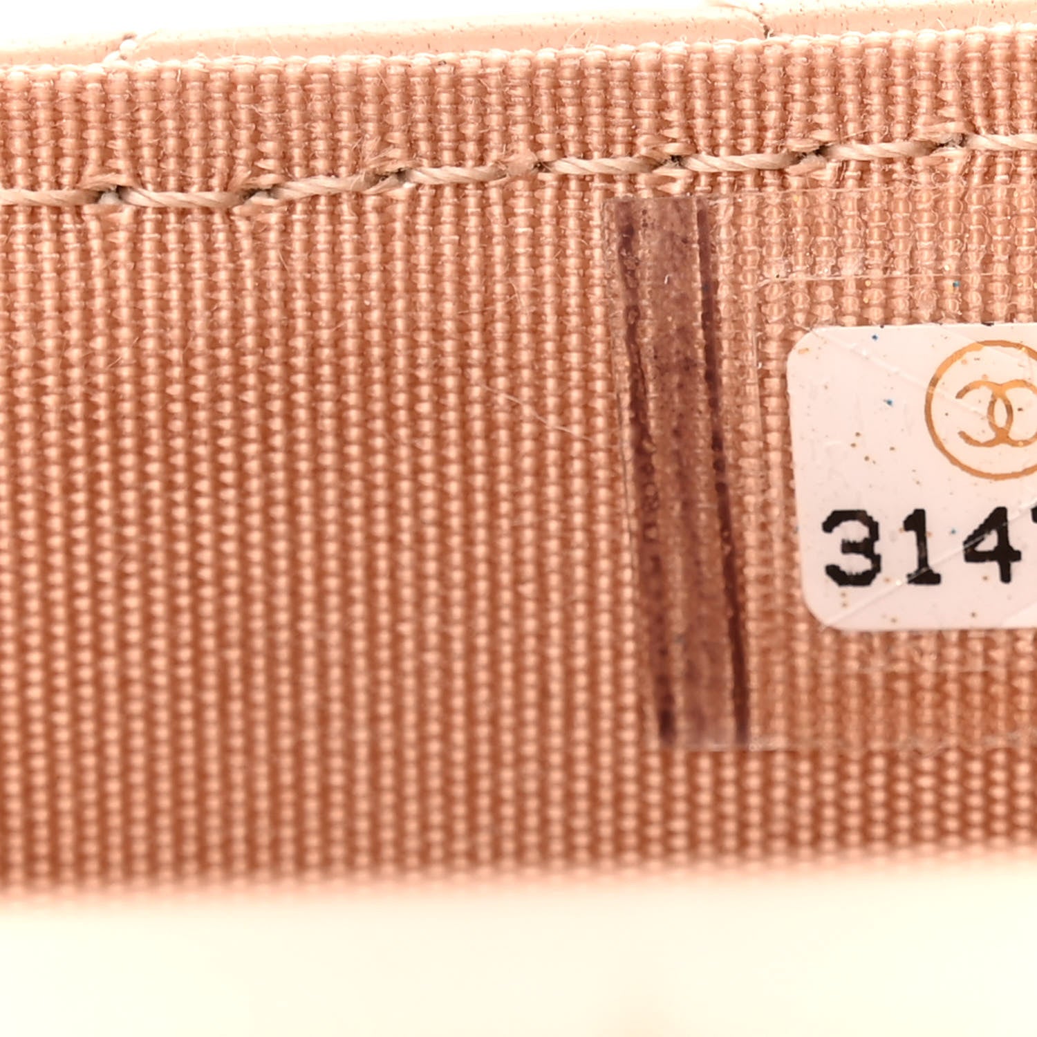 Chanel Lambskin Quilted Top Handle Flap Coin Purse With Chain Beige 8 of 12