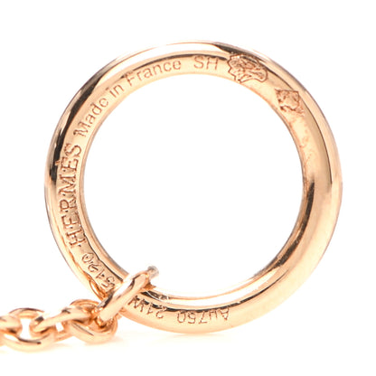 Hermes 18K Rose Gold Diamond TPM Vertige Coeur Bracelet SH 4 of 5