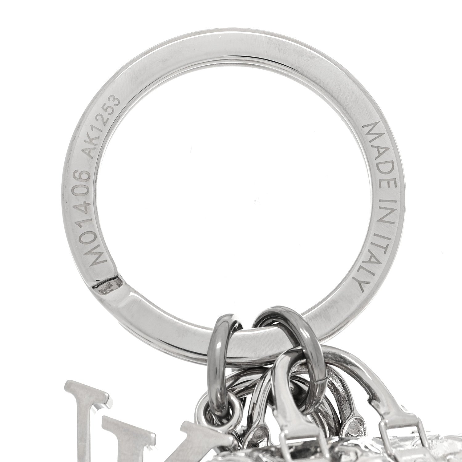 Louis Vuitton Metal Blown Up Keepall Figurine Bag Charm Key Holder Silver 3 of 3