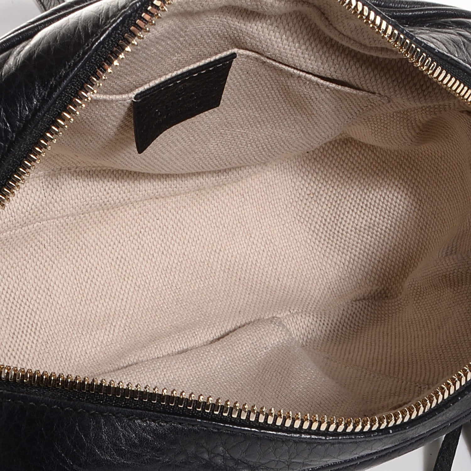 Gucci Pebbled Calfskin Small Soho Disco Bag Black 5 of 9